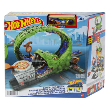 Hot Wheels Düşmanlarla Mücadele Serisi Oyun Seti, Pist Seti Ve 1 Oyuncak Araba - Image 1 of 4