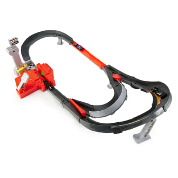 Conjunto Circuito De Carreras A Gran Velocidad De Formula 1 Y Hot Wheels Con 3 Coches De Juguete Metálicos A Escala 1:64 - Image 5 of 6