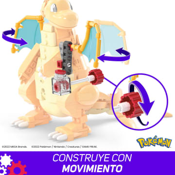 MEGA Construx Pokémon Dragonite Bloques De Construcción +8 Años - Imagen 4 de 8