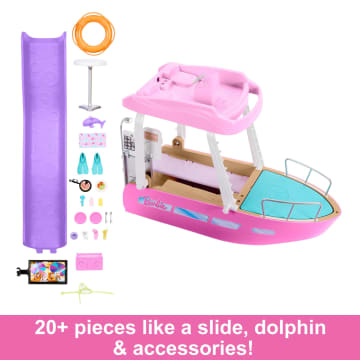 Barbie Dream Boat Playset With Pool, Slide And 20+ Accessories - Image 4 of 6