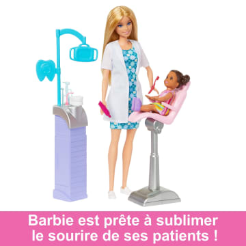 Barbie - Coffret Cabinet Dentaire - Poupée Mannequin - 3 Ans Et + - Image 5 of 6