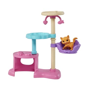 Barbie Kitty Condo Doll And Pets With Accessories, Toy For 3 Year Olds & Up - Image 4 of 6