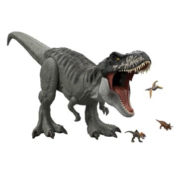 Jurassic World: Die Wiedergeburt Riesendino Tyrannosaurus Rex Actionfigur, T-Rex-Dinosaurierspielzeug, Filmgetreu - Image 5 of 6