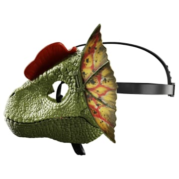 Jurassic World Dilophosaurus Rollenspel Masker Met Geluid En Waterschietfunctie, Kraag - Image 5 of 6