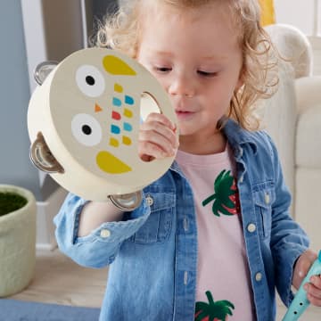 Fisher-Price Muzikale Cadeauset Met Houten Instrumenten, Voor Peuters, 6 Onderdelen - Imagen 3 de 6