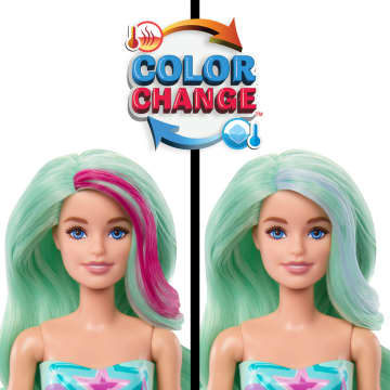 Muñeca Y Accesorios De La Colección Barbie Color Reveal Con Temática De Sirenas, 6 Sorpresas, Corpiño Que Cambia De Color - Imagen 4 de 5