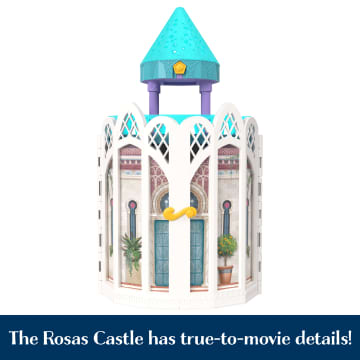 Disney's Wish Rosas Castle Playset, Dollhouse With 2 Posable Mini Dolls, Star Figure & 20 Accessories - Image 5 of 6