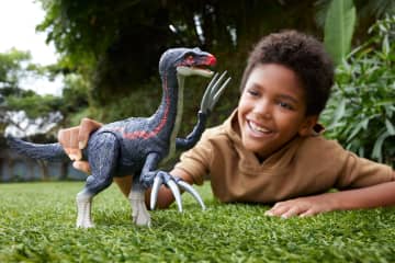 Jurassic World Sla En Brul Therizinosaurus, Dinosaurusfiguur, Speelgoed Met Aanvalsfunctie En Geluiden, Chaos Theory - Image 2 of 7