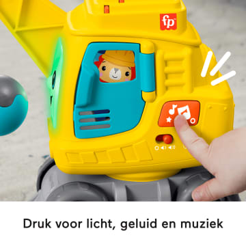 Fisher-Price Tel- En Stapelkraan Met Blokken, Licht En Geluid, Versie Met Meerdere Talen - Bild 5 von 6