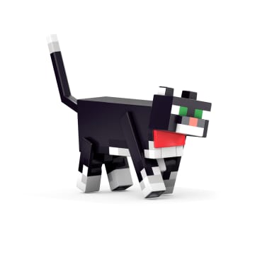 Figura De Acción De Gato Con Esmoquin De La Serie De Diamante De Minecraft, 4 Accesorios, Diseño De Coleccionista Con Un Tamaño De 14Cm - Image 3 of 6