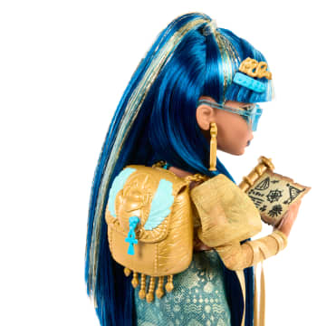 Bambola Monster High Cleo De Nile Alla Moda Con Il Cucciolo Hissette E Accessori - Image 5 of 6