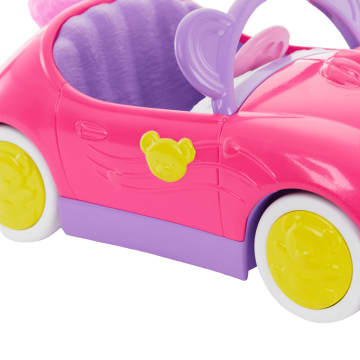 Conjunto De Vehículo Barbie Chelsea Con Muñeca Pequeña Rubia, Coche De Juguete Y Osito De Peluche - Image 3 of 6