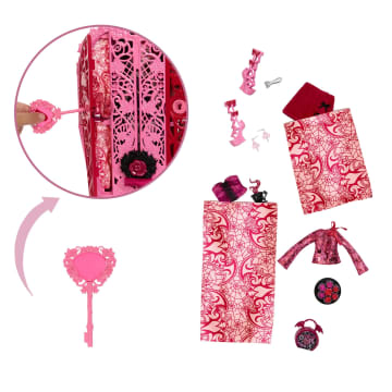 Monster High Skulltimate Secrets Tuinmysteries Speelset, Draculaura Pop Met Meer Dan 19 Verrassingen - Image 4 of 6
