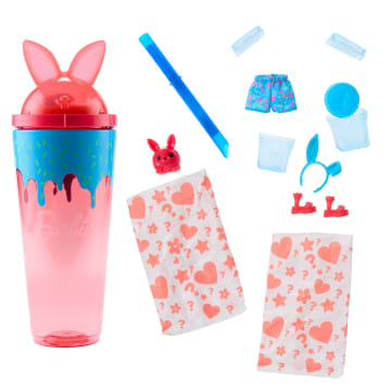 Barbiepop Pop Reveal Milkshake-Reeks Pop En Accessoires, Geurige, Modepop Met Schattige Kitten (Stijlen Kunnen Variëren) - Bild 3 von 6