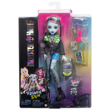 Monster High Frankie Stein, Modepop Met Dierenvriendje Watzie En Accessoires - Bild 6 von 6