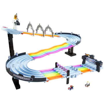 Hot Wheels Mario Kart Pista Arcobaleno Set Con 2 Veicoli in Scala 1:64 - Image 5 of 6