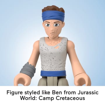 Imaginext Jurassic World Bumpy & Ben Dinosaur Toy Set For Preschool Kids, 2 Pieces - Image 4 of 6