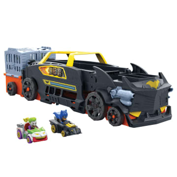 Hot Wheels Racerverse Batman's Escape Chase Track Set, Vehicle Transforms Into 3-Lane Racetrack With 2 Die-Cast Toy Cars - Image 1 of 6