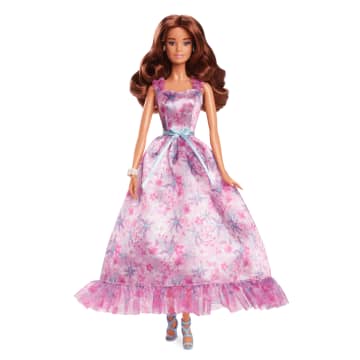 Barbie Signature Doğum Günü Prensesi; Hediye Edilmeye Hazır Ambalajı Ve Leylak Rengi Saten Elbisesiyle Koleksiyona Uygundur - Image 2 of 6