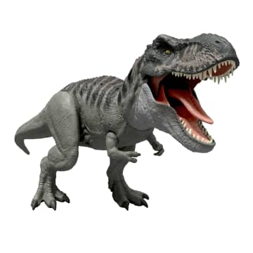 Jurassic World: Die Wiedergeburt Power Devour Tyrannosaurus Rex-Dinosaurierfigur, Dauer-Beiß-Attacke, Lichter Und Geräusche - Image 6 of 6