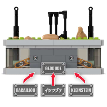 Conjunto De Construcción De Geodude Mini Con Movimiento De Pokémon De Mega Para Coleccionistas (354 Piezas) - Image 6 of 6