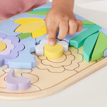 Fisher-Price - Puzzle Fleurs en Bois - Puzzle 37 pièces pour la maternelle - Imagen 3 de 6