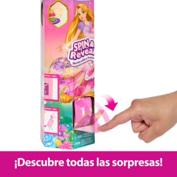 Muñeca De Moda Rapunzel Spin & Reveal De Disney Princesas Y Accesorios Con 11Sorpresas - Imagen 4 de 6