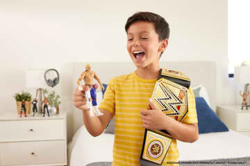 WWE Championship Title, Undisputed WWE Universal Role-Play & Costume, Leather-Like Belt - Image 2 of 6