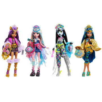 Monster High Monster Fest Clawdeen Wolf Fashion Doll With Festival Outfit, Band Poster And Accessories - Image 6 of 6