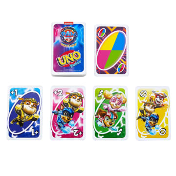 Mattel Games - Uno Junior La Pat’ Patrouille Le Film - Jeu De Cartes Famille - 3 Ans Et + - Imagen 3 de 5