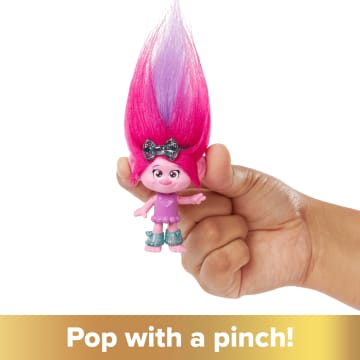 Dreamworks Trolls Band Together Hair Pops™ Queen Poppy Small Doll & Accessories, Toys Inspired By The Movie - Image 3 of 6