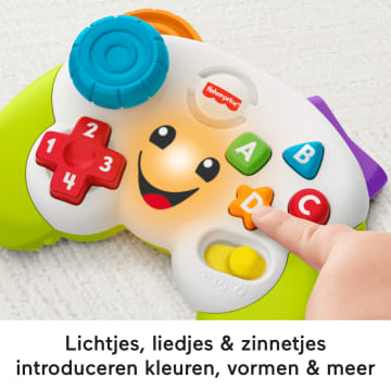 Fisher-Price Leerplezier Spelen En Leren Controller, Muzikaal Babyspeelgoed Met Lichtjes, Meertalige Versie - Image 3 of 6