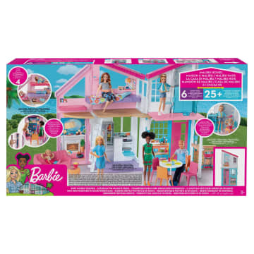 Barbie - La Maison À Malibu - Maison Poupée Mannequin - 3 Ans Et + - Imagen 5 de 5