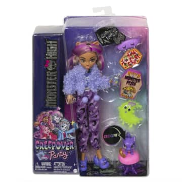 Monster High Pop En Accessoires Voor Slaapfeestje, Clawdeen Wolf, Griezelfeestje - Image 6 of 6