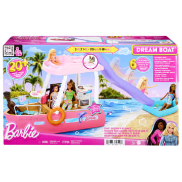 Barbie Barca Dei Sogni Con Piscina E Scivolo, Playset Con Accessori - Image 6 of 6