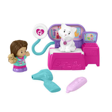 Fisher-Price Little People Barbie Dierenarts Speelset Voor Peuters En Kleuters, 5 Onderdelen - Image 5 of 6