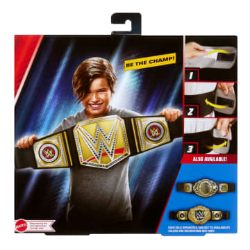 WWE Championship Title, Undisputed WWE Universal Role-Play & Costume, Leather-Like Belt - Image 6 of 6