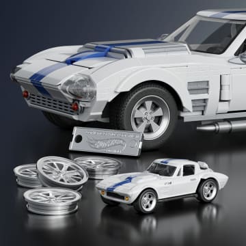 Hot Wheels Coffret De Construction Corvette Grand Sport De Mattel Brick Shop - Image 5 of 6
