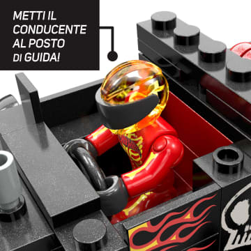 MEGA Hot Wheels Bone Shaker Salti Estremi Set Da Costruzione Monster Truck (151 Pezzi) - Image 5 of 7