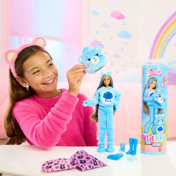 Barbie Cutie Reveal Troetelbeertjes Serie, Pop En Accessoires Met Pluchen Brombeertjespak, 10 Verrassingen - Image 2 of 6