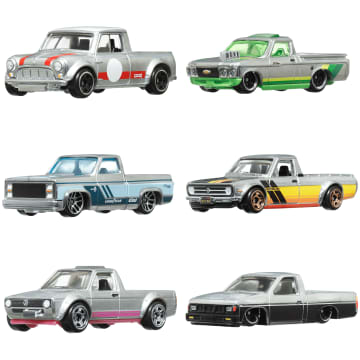 Hot Wheels 1:64 Scale Die-Cast Toy Cars & Trucks, Set Of 6 Zamac Vehicles (Styles May Vary) [Walmart Exclusive] - Image 2 of 6