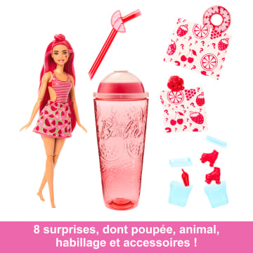 Barbie-Pop Reveal Série Fruit-Poupée Parfum Cocktail À La Pastèque - Imagen 3 de 6