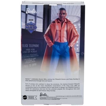The Fifteenth Doctor Barbie Doll, Dr. Who Collectible With Doll Stand & Certificate Of Authenticity - Image 6 of 6
