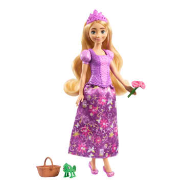 Disney Prensesi 2'si 1 Arada Hikayeler Rapunzel Bebek, Takılıp Çıkarılabilen 2 Büstiyer, 2 Etek Ve 9 Aksesuar - Imagen 6 de 6
