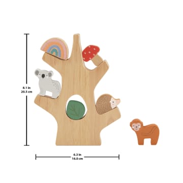 Fisher-Price-Arbre D’Équilibre En Bois, 10 Pièces - Image 6 of 6