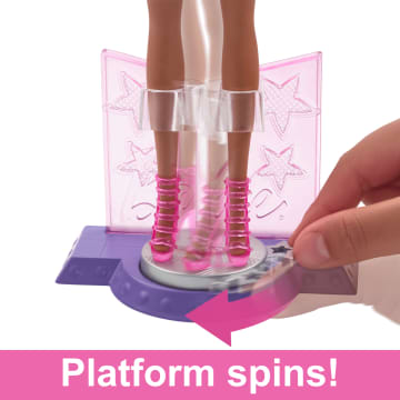 Barbie 65th Anniversary Careers Pop Star Doll & 10 Accessories Including Stage with Movement Feature - Image 3 of 6