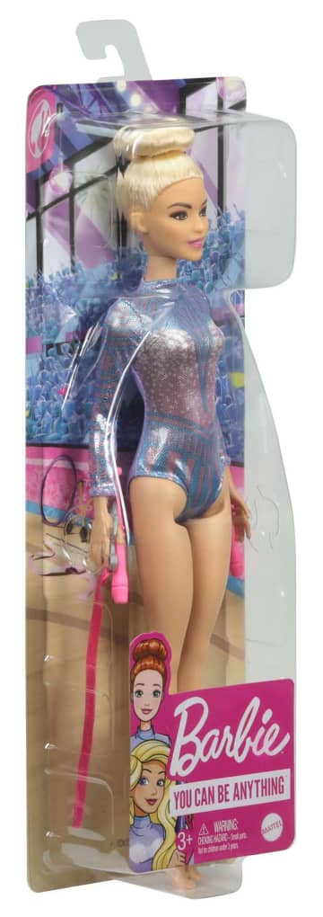 Barbie Rhythmic Gymnast Blonde Doll (12-In/30.40-Cm), Leotard & Accessories - Image 6 of 6