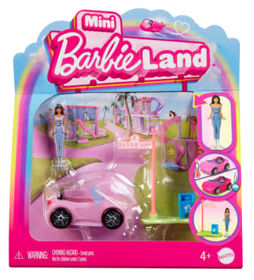 Conjunto De Muñeca Y Vehículo De Mini Barbieland De Barbie Con Muñeca De 3,81 Cm Y Vehículo Descapotable Con Cambio De Color - Image 1 of 6