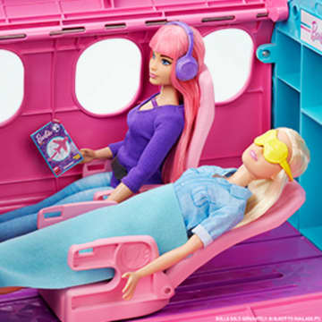 Barbie Droomvliegtuig Transformerende Speelset Met Werkende Onderdelen En Meer Dan 15 Accessoires - Image 5 of 7