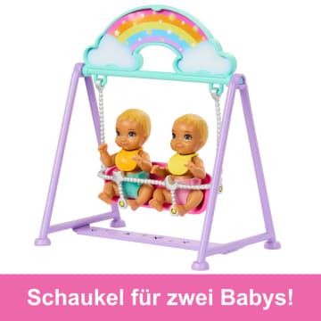 Barbie Skipper Babysitter-Puppe Mit Zwillings-Kinderzimmer-Spielset Und Zubehör - Bild 3 von 6